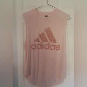 Adidas Activewear Soft Pink Tank Top Large